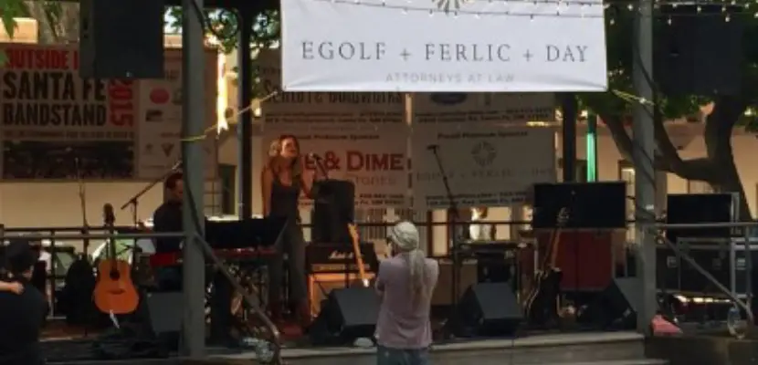 Egolf + Ferlic + Day sponsors Santa Fe Bandstand